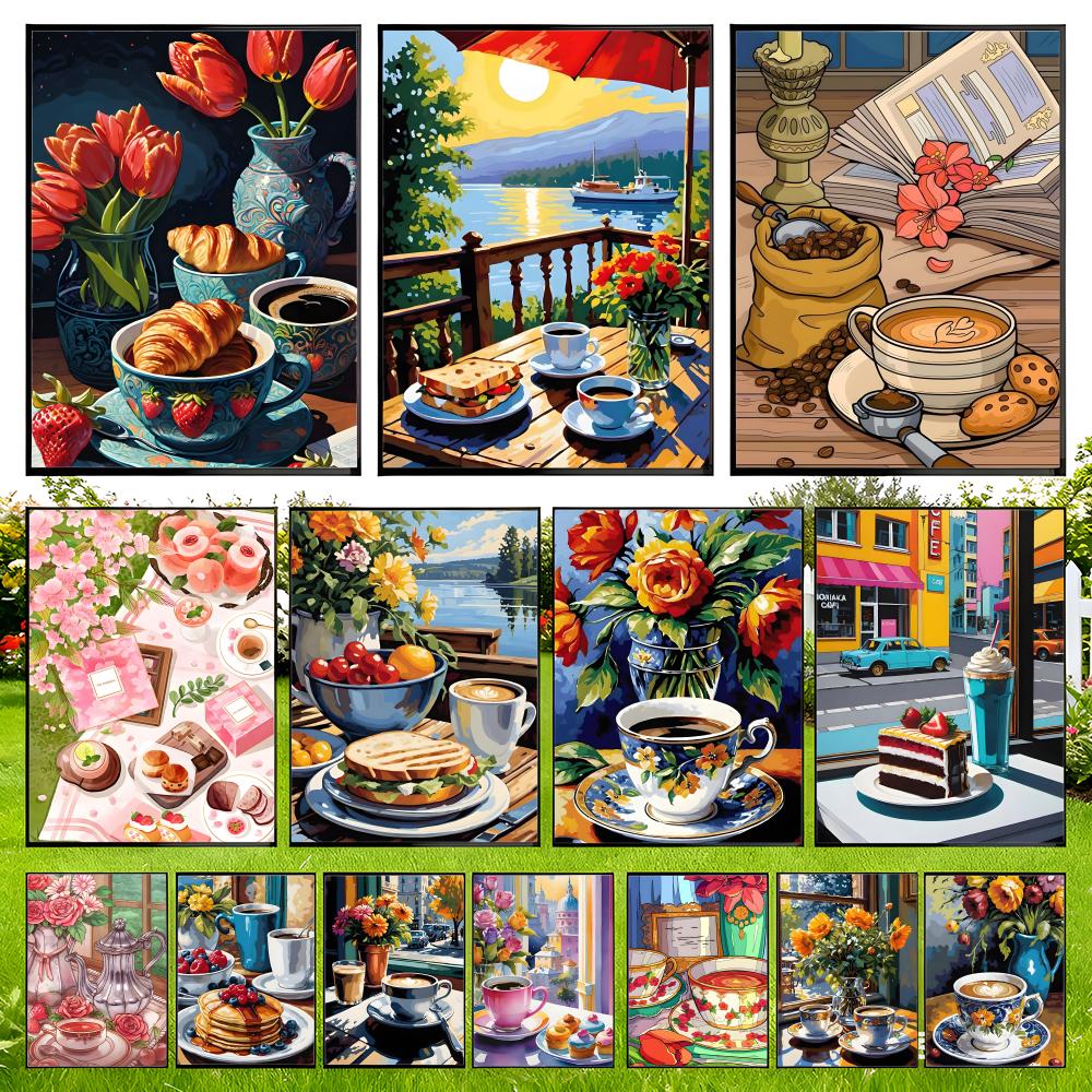 Coffee Tea Images - Poster per Aula con Design Tazza