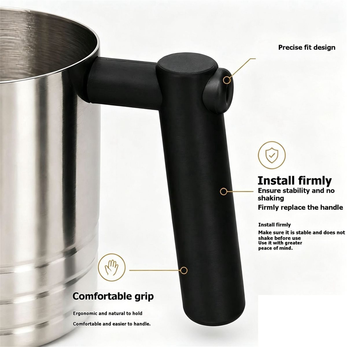 Barista Milk Jug - Manico di Ricambio per Brocca Montalatte