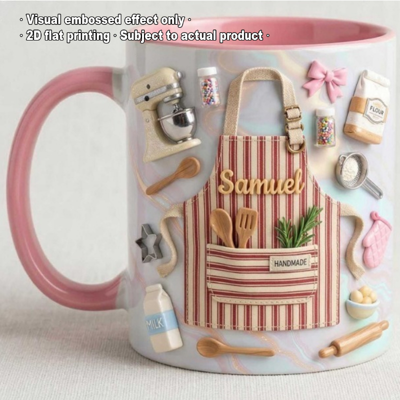 Coffee Tea Name - Tazza Personalizzata per Pasticcere con Stampa