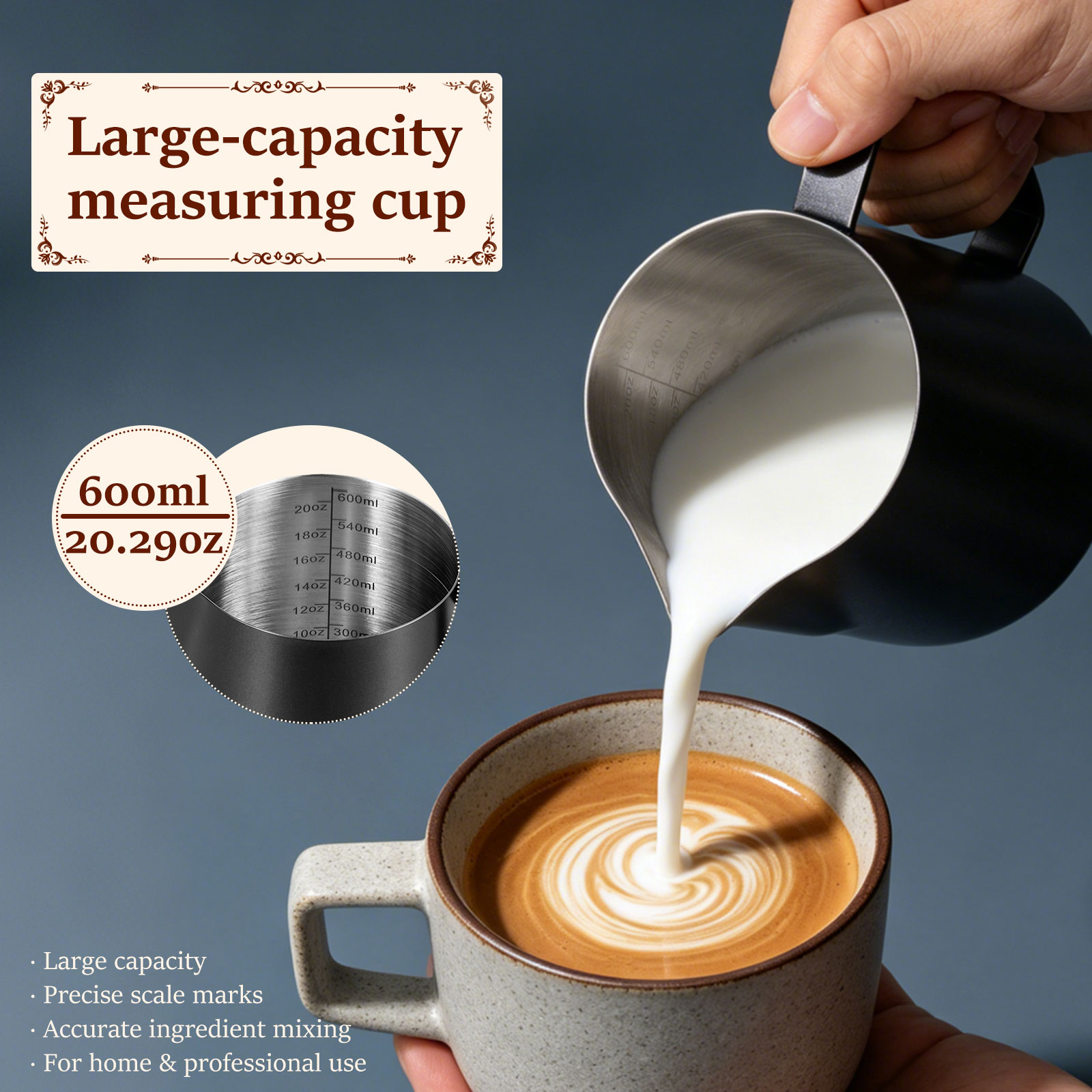 Brocca per Montare il Latte in - Barista Milk Jug recensione e prezzo