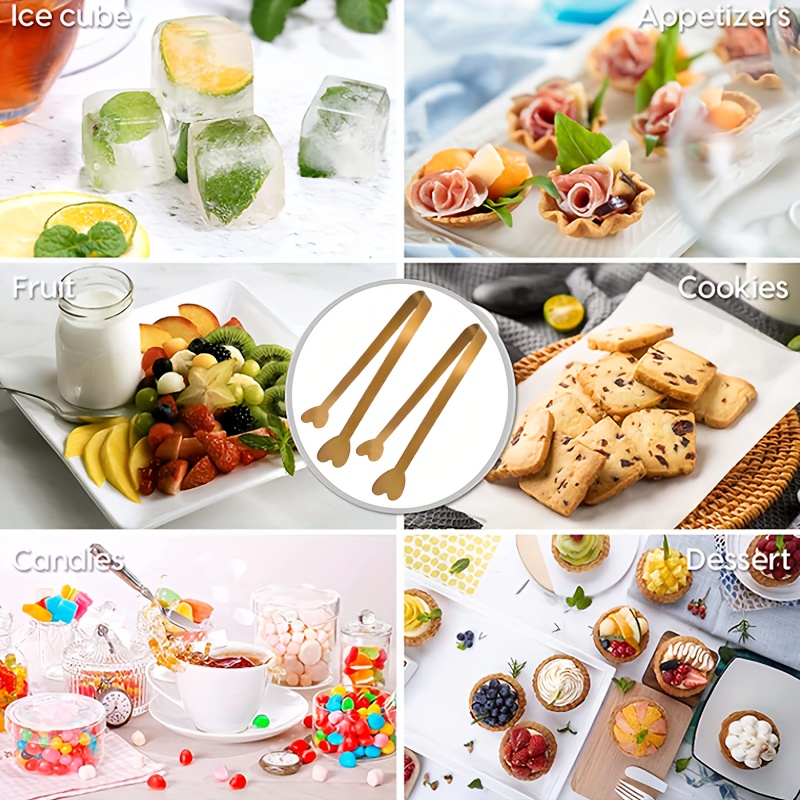 5 Pinze Mini a Forma di Cuore  - Coffee Tea Sugar recensione e prezzo