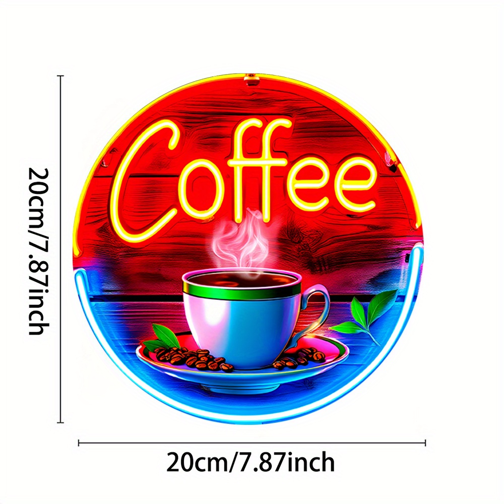 Design piatto 2D, 1 decorazion - Coffee Tea Name recensione e prezzo