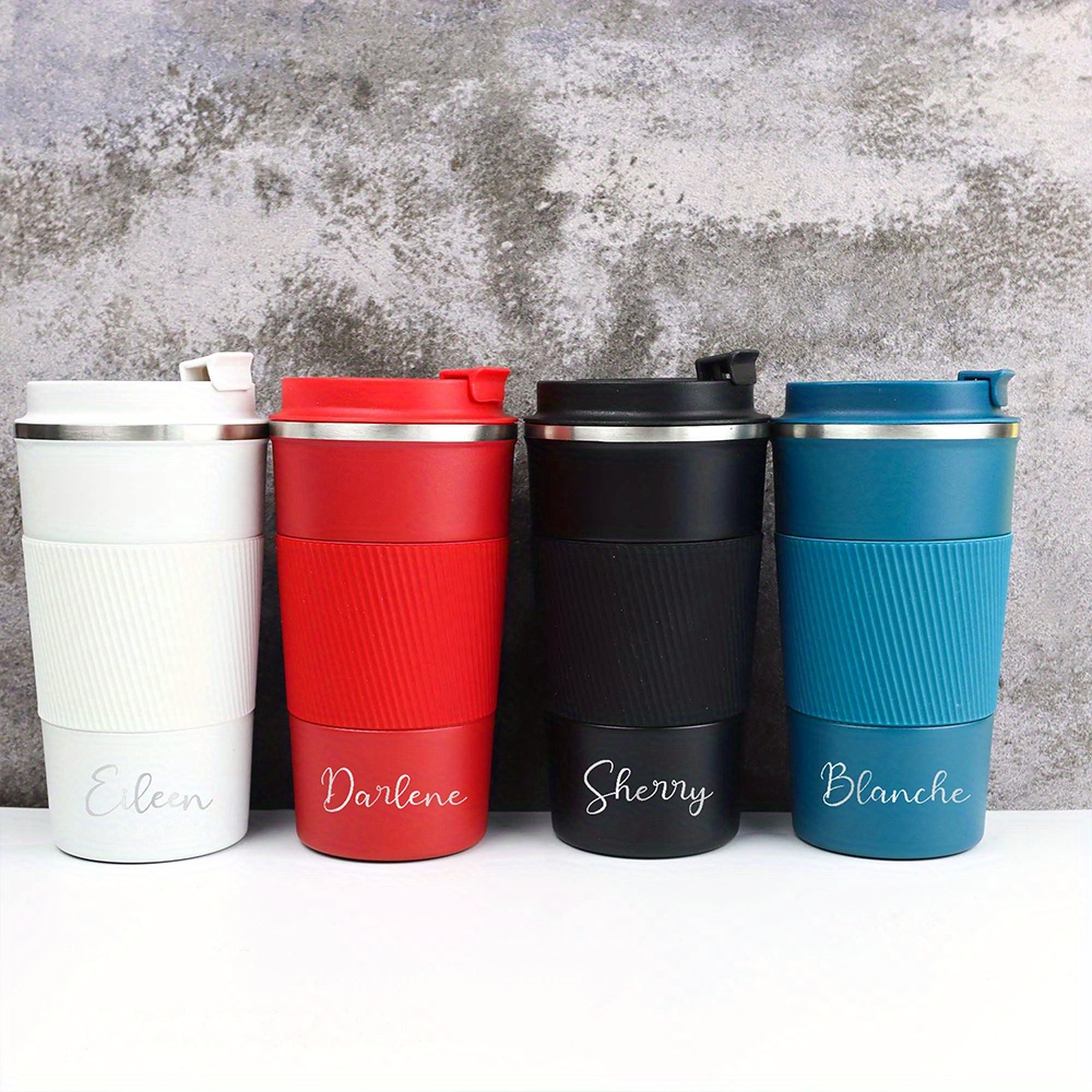 Tazza da viaggio in acciaio in - Coffee Tea Name recensione e prezzo