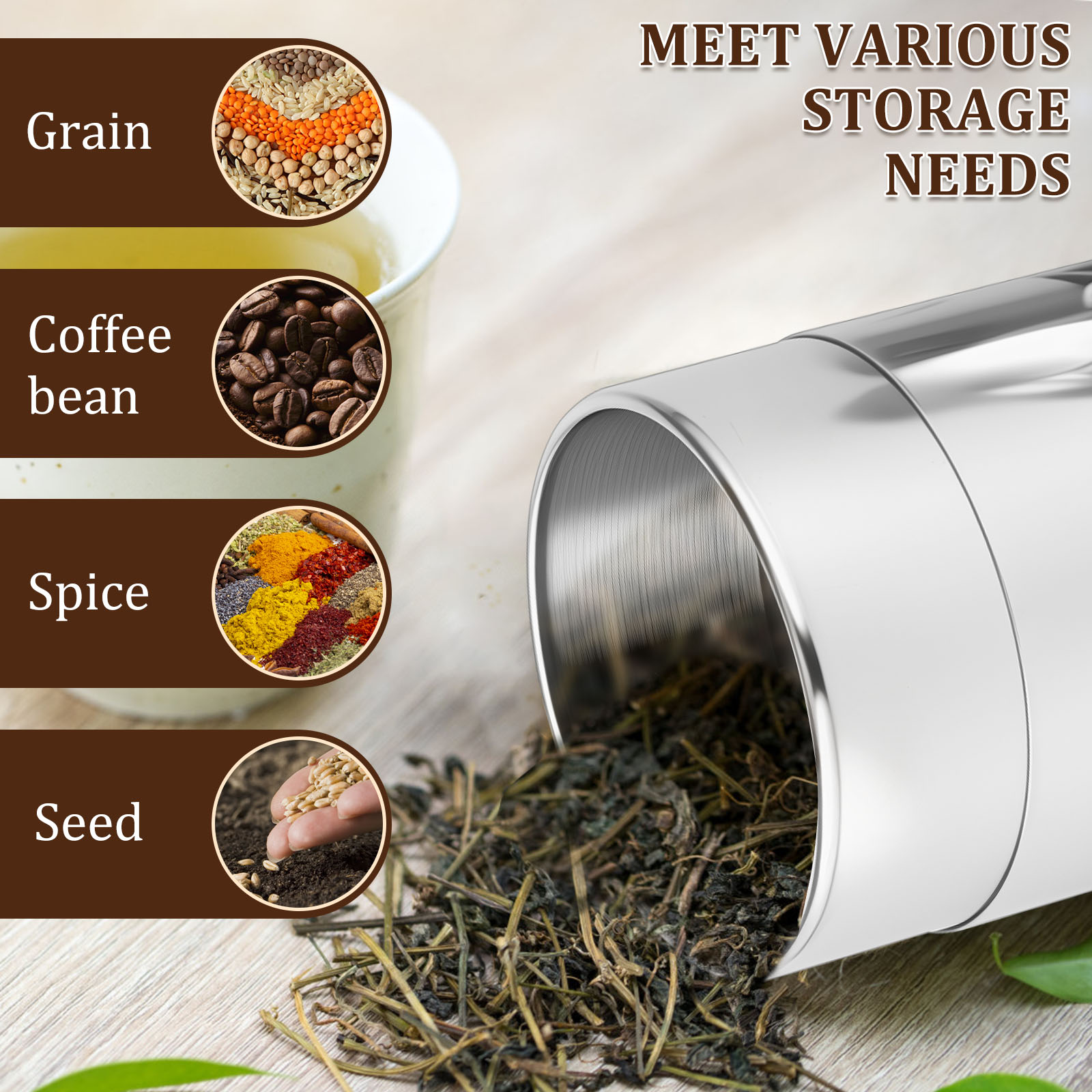 Contenitori per barattoli di f - Coffee Tea Sugar recensione e prezzo