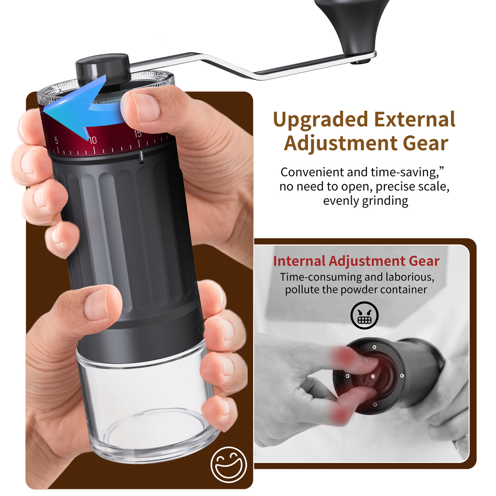 Macinacaffè Manuale Portatile  - Burr Hand Grinder recensione e prezzo